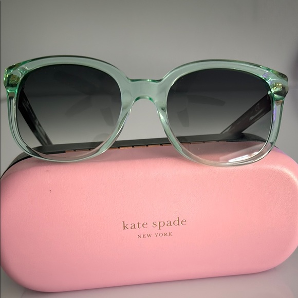 Kate Spade Mint Green Sunglasses - Picture 2 of 8